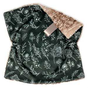 Lovey: Olive Protea. Lovey. Protea Lovey. Floral Lovey. Olive Floral Lovey. Lovie. Baby Lovey. Lovie. Minky Lovey. Baby Gift.