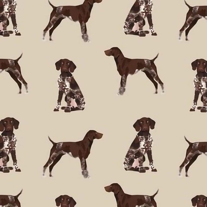 Lovey, Baby Blanket, or Adult Blanket: Taupe German Shorthaired ...