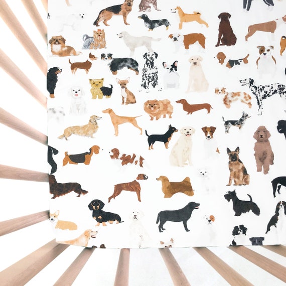 puppy crib sheets
