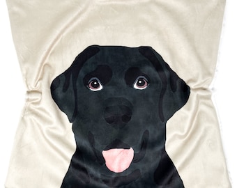 Lovey: Black Lab Friendliest Face. Lovey. Labrador Lovey. Black Lab Lovey. Baby Lovey. Lovie. Minky Lovey. Lovey for Babies. Baby Gift.