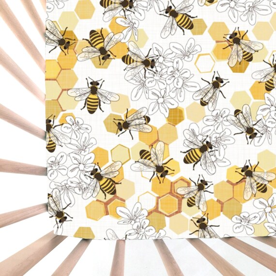 bee crib sheets