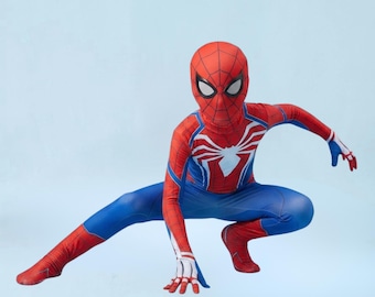 kids Spider Man Costume | Superhero Cosplay Bodysuit | Spider Boy Outfit | Halloween Costume for boys and girls | Birthday Party Dress up