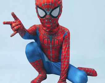 Toddler Spider Superhero Costume | Kids Cosplay Suit with Mask | Halloween Birthday Gift | Hero Outfit