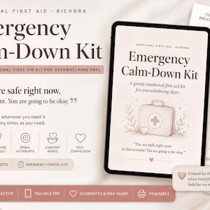 Kit de apoyo emocional: Alivio del estrés y el pánico (Descarga digital)