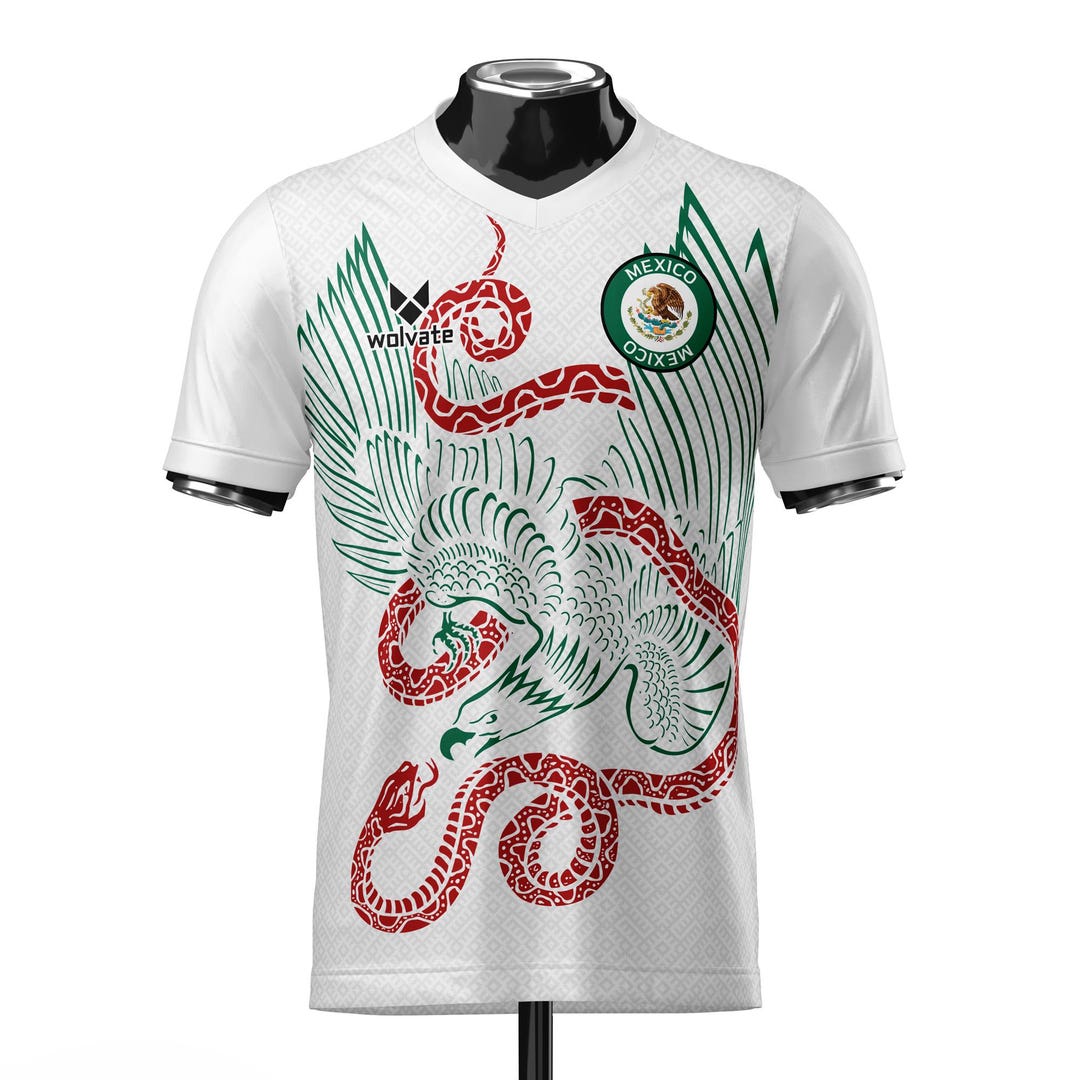 ウェア  Mexico national football kit Y2K Mexico Concept Football Shirt Y2K Blokecore, Tricolor Flag Soccer