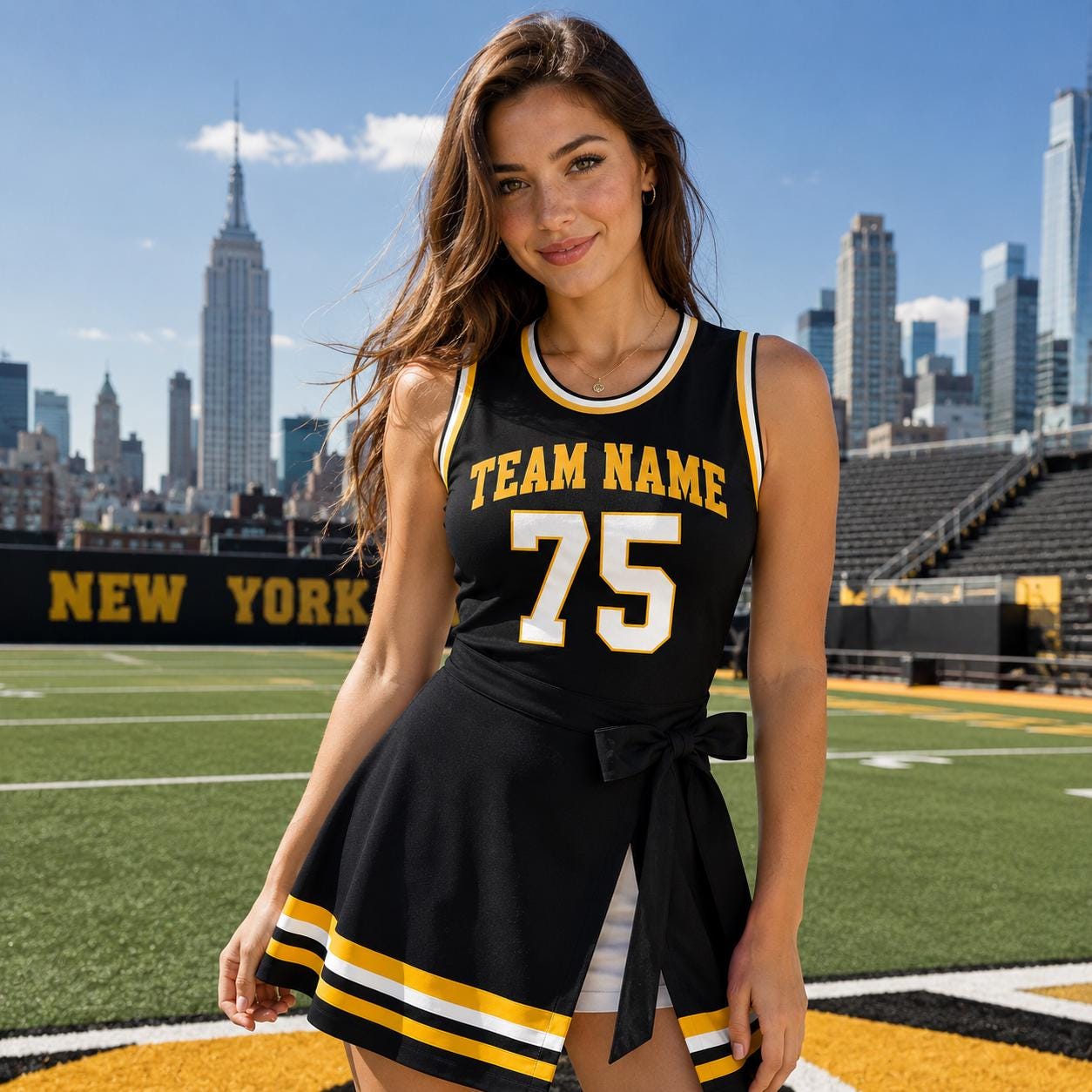 Pittsburgh Steelers Custom Jersey Dress