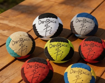 World Footbag Dirtbag 8-Panel Kunstwildleder Sand gefüllter Fußsack, Dirtbag Microsuede Sand gefüllter Fußsack, 8-Panel Sand gefüllter Fußsack