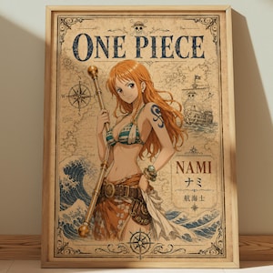 Nami One Piece Poster - Etsy