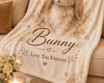 Personalisierte Haustierfotodecke, Decke mit Hundeporträt, Erinnerungsgeschenk für Haustiere, Decke mit Katzenbild