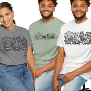 Otouchable Water Hemlock-skjorta, gotisk botanisk t-shirt, mörk akademisk häxig ört-t-shirt, Cottagecore-t-shirt gotisk växtgåva
