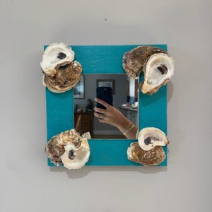 Handmade Oyster Shell Mirror