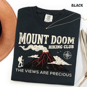Comfort Colors® Funny Hiking Club Tee, Mount Doom Adventure Apparel, Nerdy Geeky Humor Shirt, Fantasy Fan Gift for Men and Women image 10