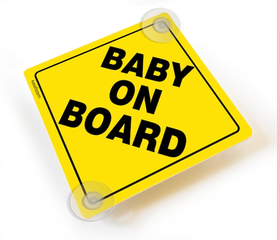 Precious Cargo On Board Car Sign Baby On Board Sign Suction Cup Car Sign