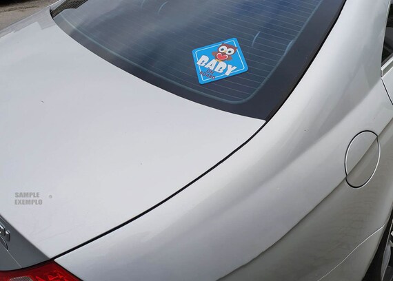 Personalizable Triplets on Board Car Stickers 2 Baby Boys and 1 Baby Girl Yellow Car Vinyl Sticker Personalizable Triplets on Board Car Stickers 2 Baby Boys and 1 Baby Girl Yellow Car Vinyl Sticker