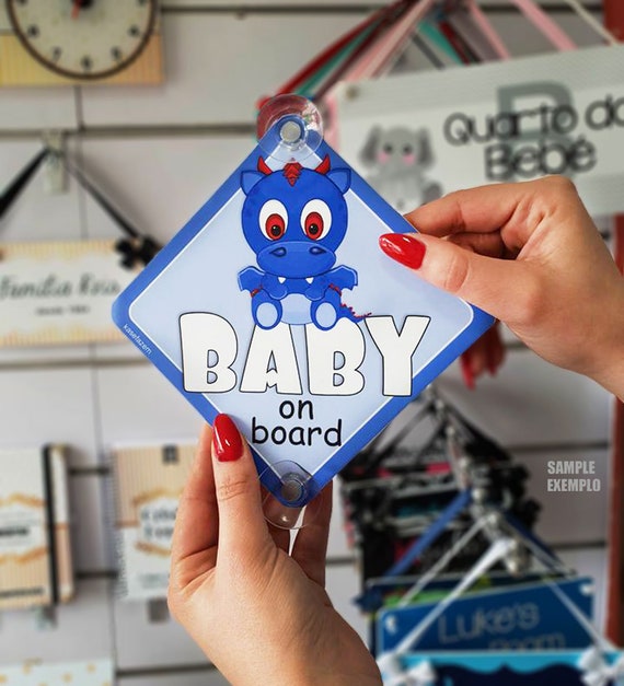 Bebe A Bord Du Signe De Voiture Bebe Adorable Portugais Avec Etsy