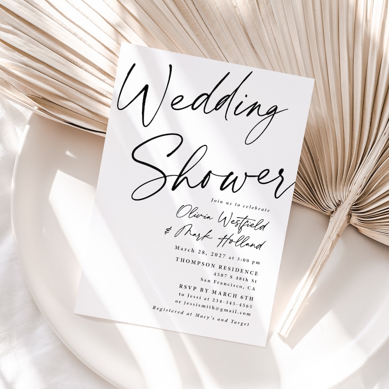 Coed Bridal Shower - Etsy