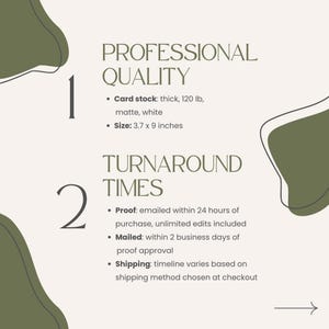 a flyer for a professional quality furniture store