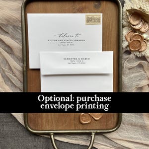 Nautical Wedding Invitation Suite Printed: navy nautical anchor, beach destination, RSVP details card, W113 image 5