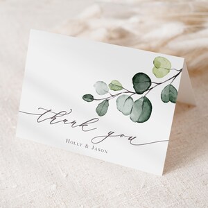 Eucalyptus Table Numbers Printed, 5x7 or 4x6, Greenery Wedding Table Signs, Elegant Reception, TN104 image 8