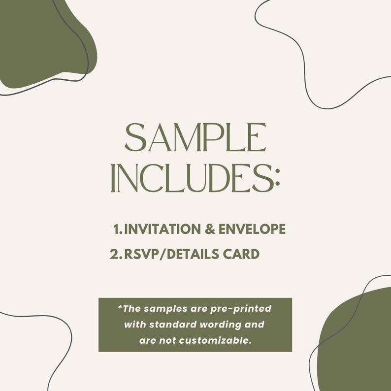 Monogram Wedding Invitation with QR code Printed: simple invite suite, RSVP details card, W142 image 9