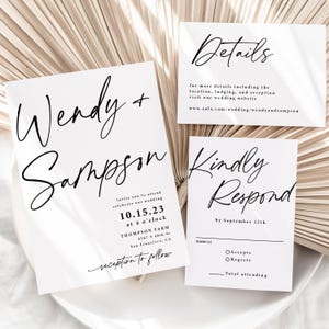 Simple Wedding Seating Chart Cards Printed, Modern Reception Table Assignments, Minimalist Wedding Decor, SC112 afbeelding 8