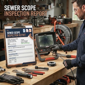 Sewer Scope Inspection Report Template (PDF, DOCX, HTML) – Plumbing Contractor Form Nassco Pacp