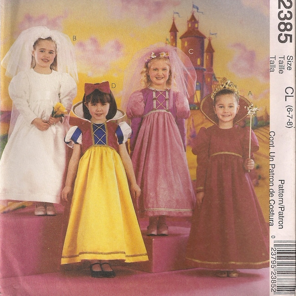 McCall's Costume Sewing Pattern 2385 - Children's and Girls' Storybook Costumes (6-8)