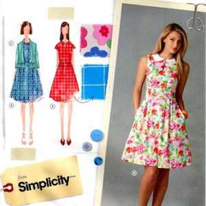 Simplicity &quot;Lisette&quot; Sewing Pattern 1419 - Misses&#39; Dress and Jacket (6-14, 16-24)