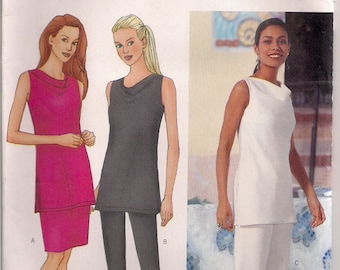 Butterick Sewing Pattern 6648 - Misses' Tunic, Skirt, and Pants (6-10, 12-16)