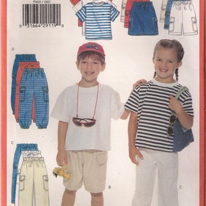 Butterick Sewing Pattern 5960 - Children&#39;s T-Shirt, Skirt, Shorts, and Pants (2-5, 6-8)