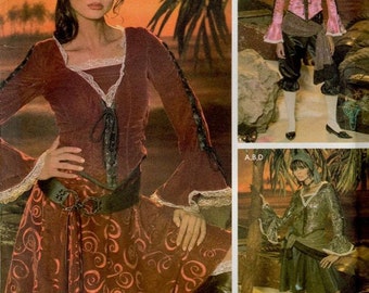Simplicity Costume Sewing Pattern 0509 (aka 4914) - Misses' Pirate Costumes (6-12, 14-22)