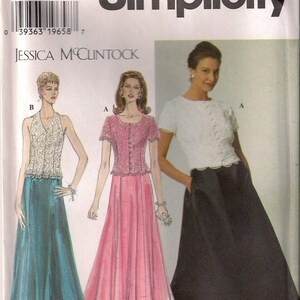 Simplicity Sewing Pattern 7436 - Misses&#39; Top and Skirt (6-10, 12-16)