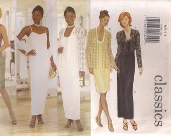 Butterick Sewing Pattern 6009 - Misses'/Miss Petite Jacket, Dress & Scarf (6-10, 12-16)