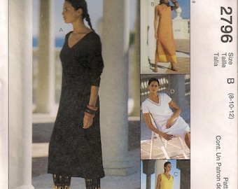 McCall's Sewing Pattern 2796 - Misses' Dress and Pants (6-10, 8-12)