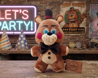 Ręcznie robiony pluszowy miś Horror, animatroniczny miś, kolekcjonerski dla graczy, 35 cm