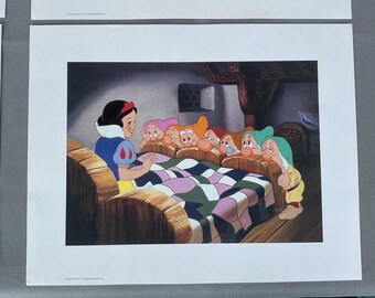 Disney Snow White Lithographs