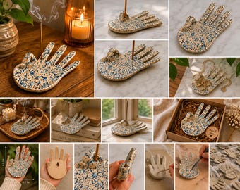 Handmade Ceramic Incense Holder | Clay Incense Burner | Boho Pottery Home Decor | Artisan Ceramic Gift