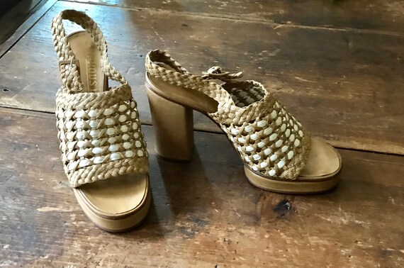 1960’s 70’s Mod Edouard Jerrold Braided Leather Pl