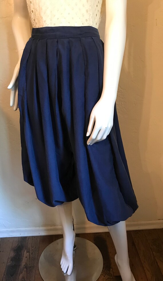 Antique Victorian Edwardian Blue Cotton Athletic … - image 4