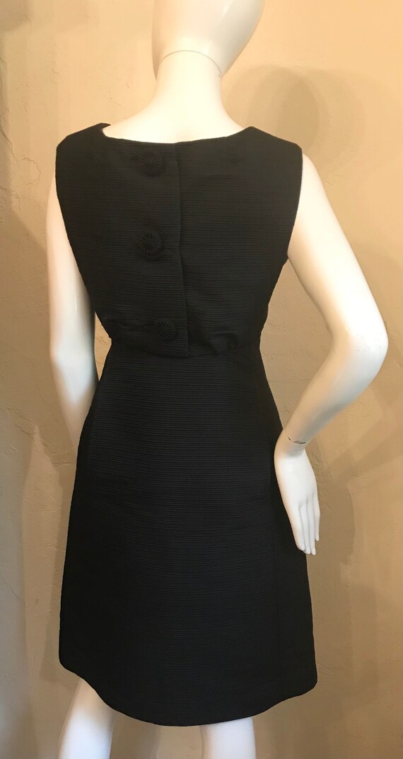 1960’s Shannon Rodgers LBD Mod Little Black Cockt… - image 6