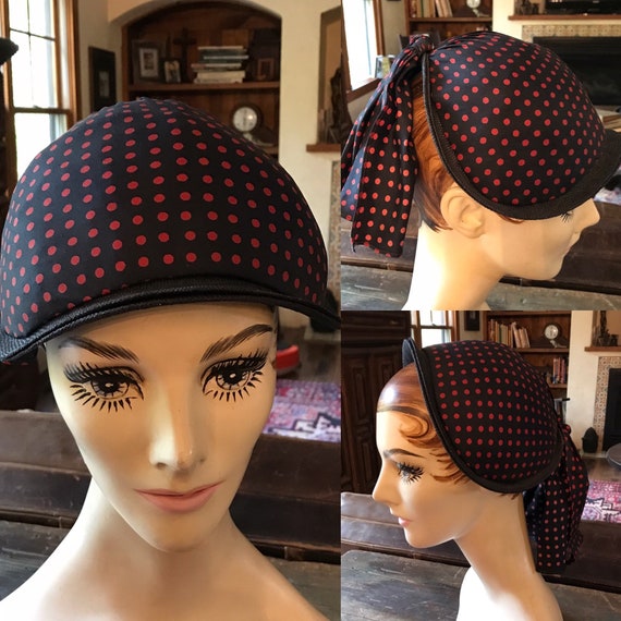 VINTAGE 1940’s 50’s Veela Modes New York Polka do… - image 1