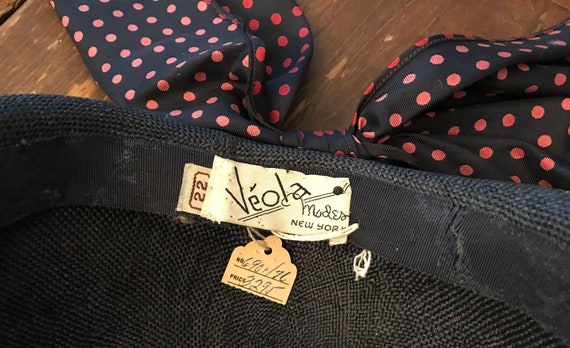 VINTAGE 1940’s 50’s Veela Modes New York Polka do… - image 7