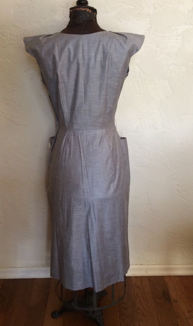 Fresh as a Daisy 1950/'s Applique Cocktail Party Dress S