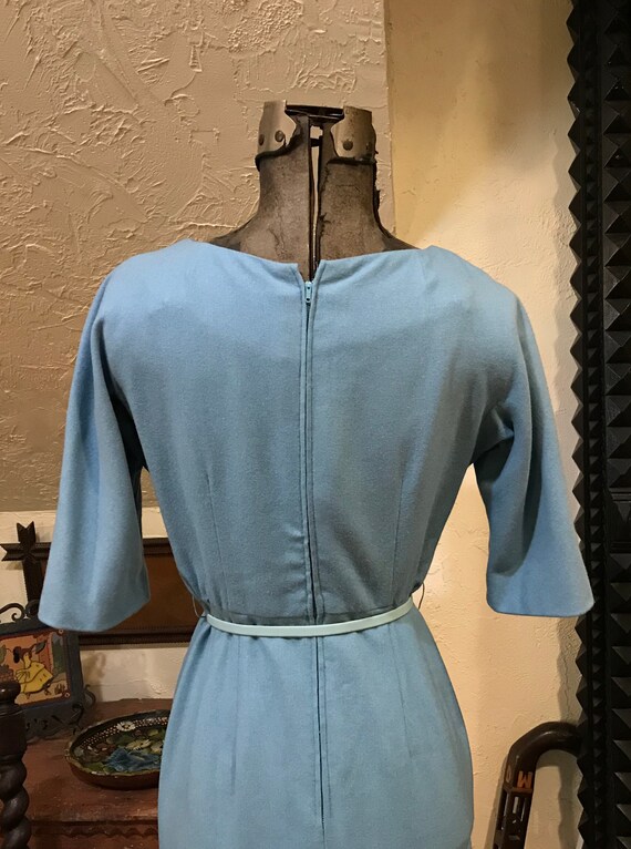 1950's  60’s Shannon Rodgers Dusty Blue Wool Wigg… - image 3