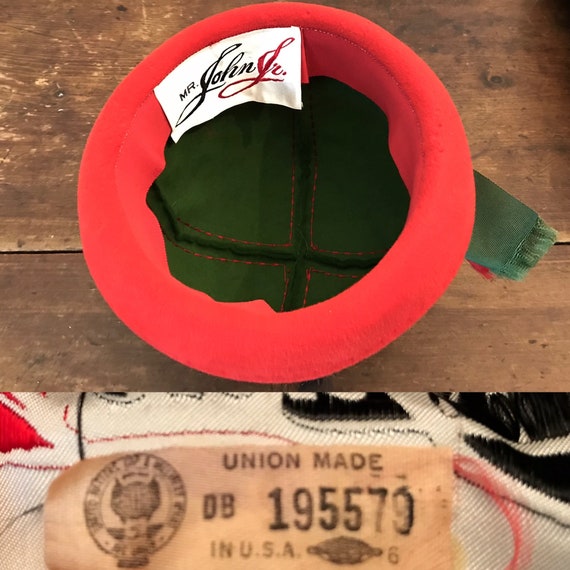 1960’s 70’s Mr John Jr Mod Mod Hat Carnaby St - image 7