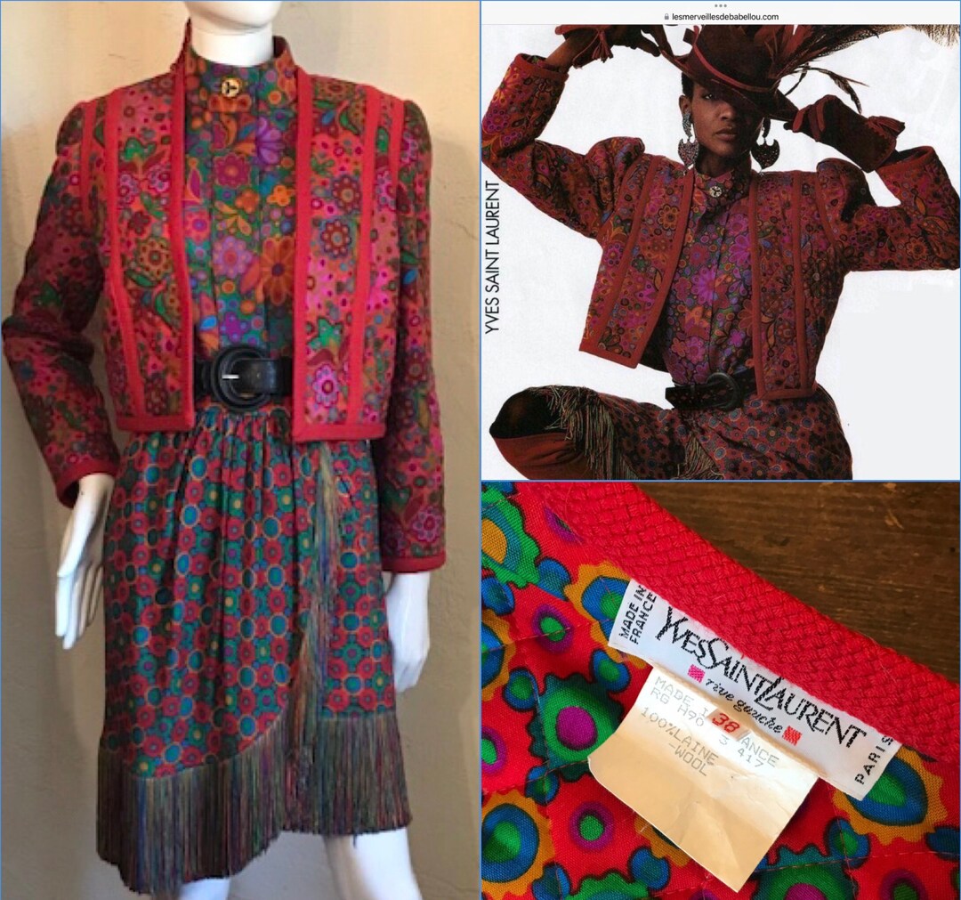 F/W 1976 Yves Saint Laurent Rive Gauche Russian Collection