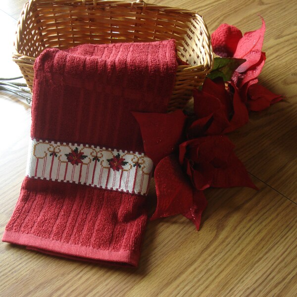 Christmas Hand Towel Etsy