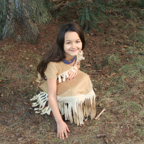 Pocahontas Costume, Pocahontas Costume Pure Cotton Three-piece