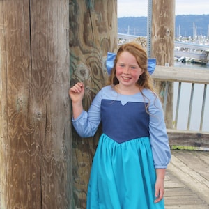 Ariel Blue Costume Etsy
