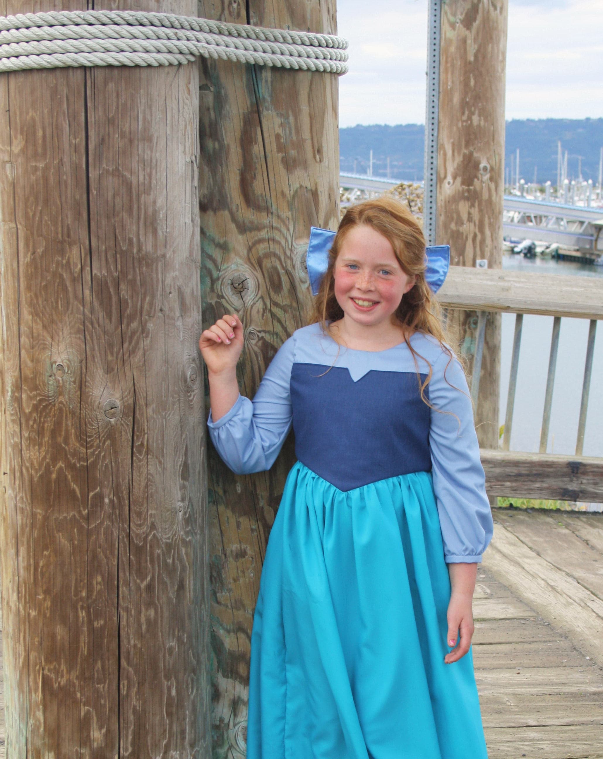 Ariel Blue Dress Etsy